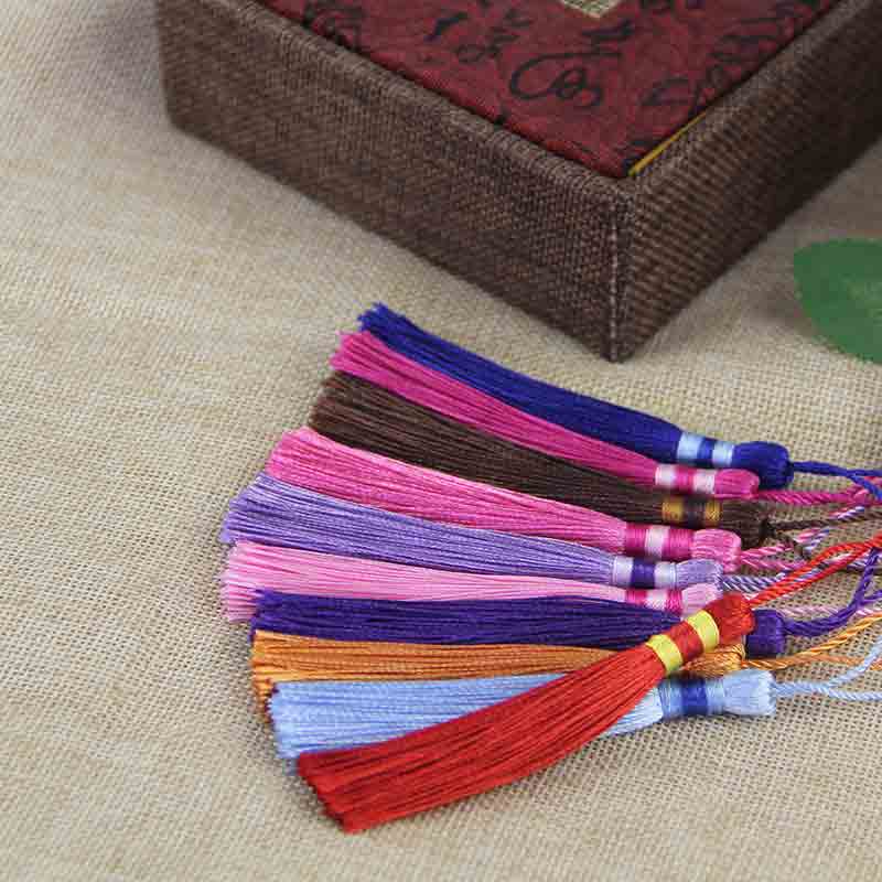 12pcs/lot chineseKnot tassels silk fringe bangs flower tassel trim decorative tassels for curtains home decoration accessories