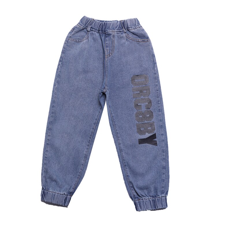 Barneklær høst barn bukser jenter jeans letter joggers denim joggerbukser 4 6 8 10 12 år barn jenter bukser