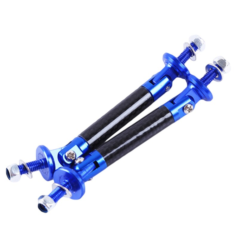 Uniwersalny regulowany 200MM wyścigi przedni spojler zderzaka rozdzielacz pręt rozpora spinka robić krawata Pomoc zestaw przedni zderzak: 2