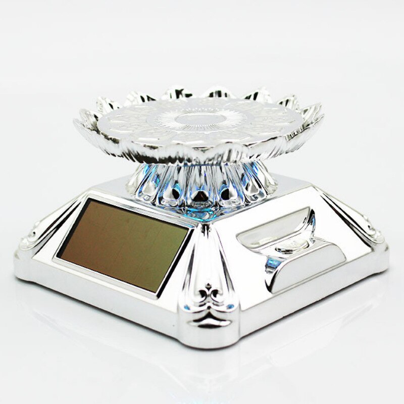 Direct Sales Solar Lotus Rotating Display Stand Led Jewelry Tray Jewelry Tray Acrylic Display Stand: C