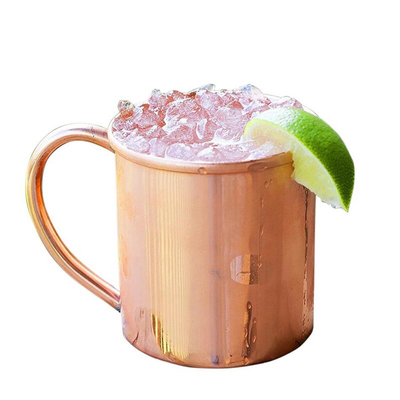 16oz rene kobber krus moscow mule holdbare kobberagtige øl krus kaffe krus mælk kop kobber cocktail whisky glas drinkware: Default Title