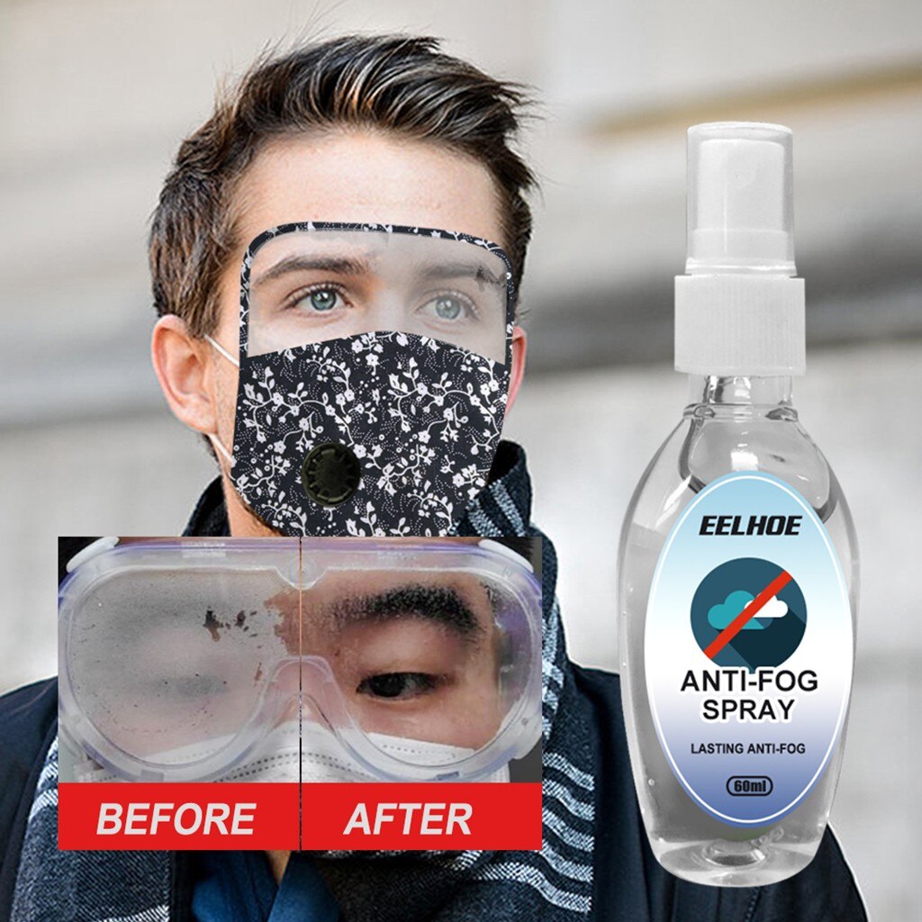 Fin belægning af anti-dug-glasspray til automobilglasmaske 60ml behagelig, ren og sanitær: Default Title