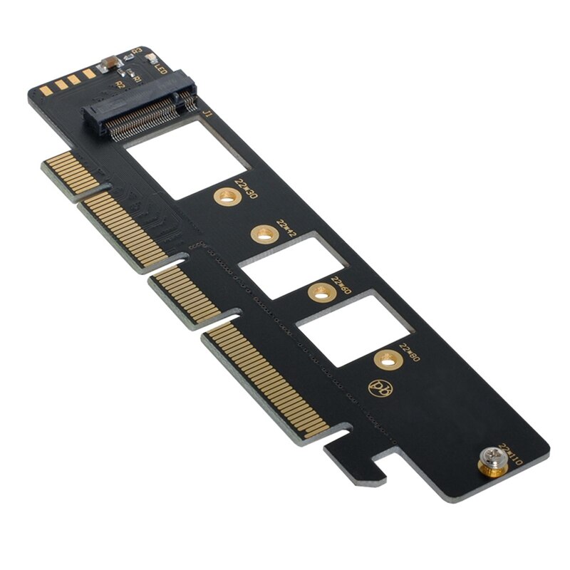M.2 NVMe SSD NGFF a PCIE 3,0 X16 X4 tarjeta de adaptador M clave NVME AHCI SSD para 110mm 80mm SSD adaptador