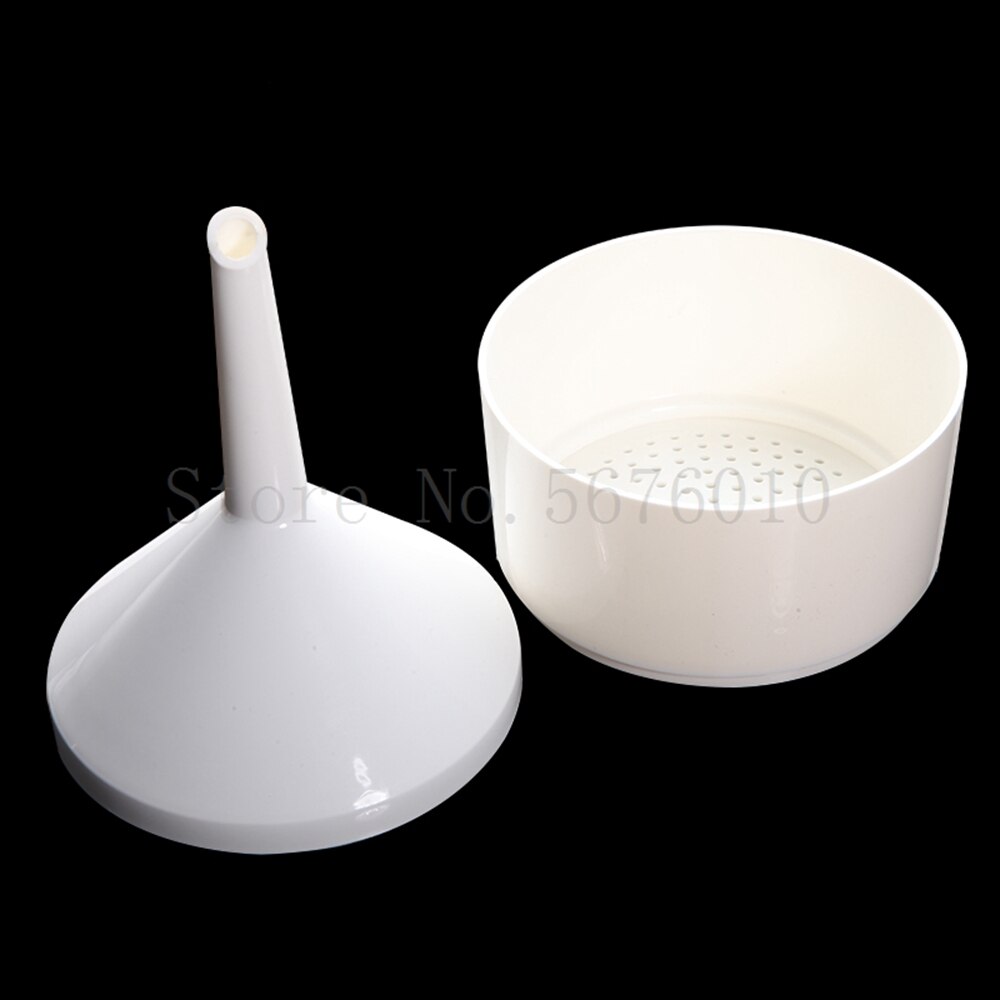 1pcs PP suction filter funnel plastic Bucharest funnel 55/70/90/110/150mm plastic filter paper filter funnel suction filter