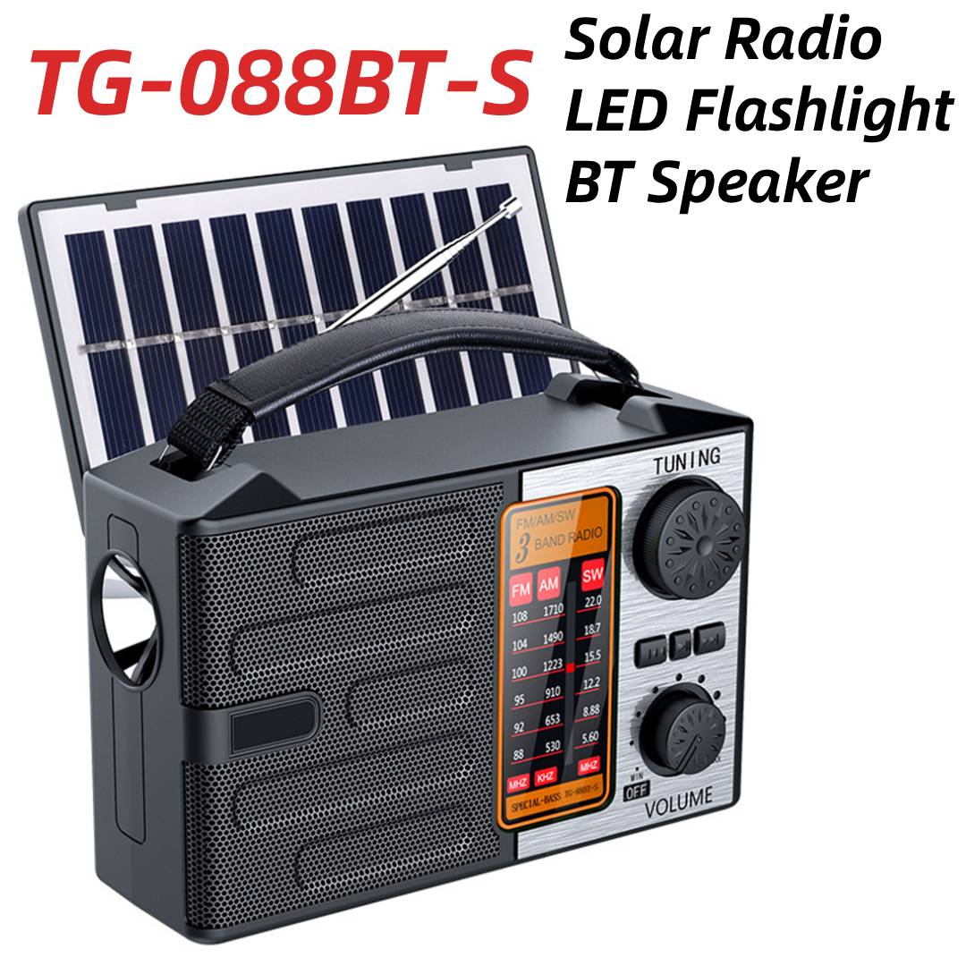 Bärbar radio am fm uppladdningsbar kortvågsradio batteridriven fullvågsradio med stöd för usb tf  mp3 -spelare med bluetooth-högtalare