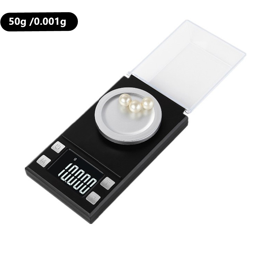 Digital Jewelry Scale Balance Gram Scale 0.01g 20g/50g/100g Accuracy For Gold Precision Mini Pocket Scale Kitchen Weight Tool: Jasno szary