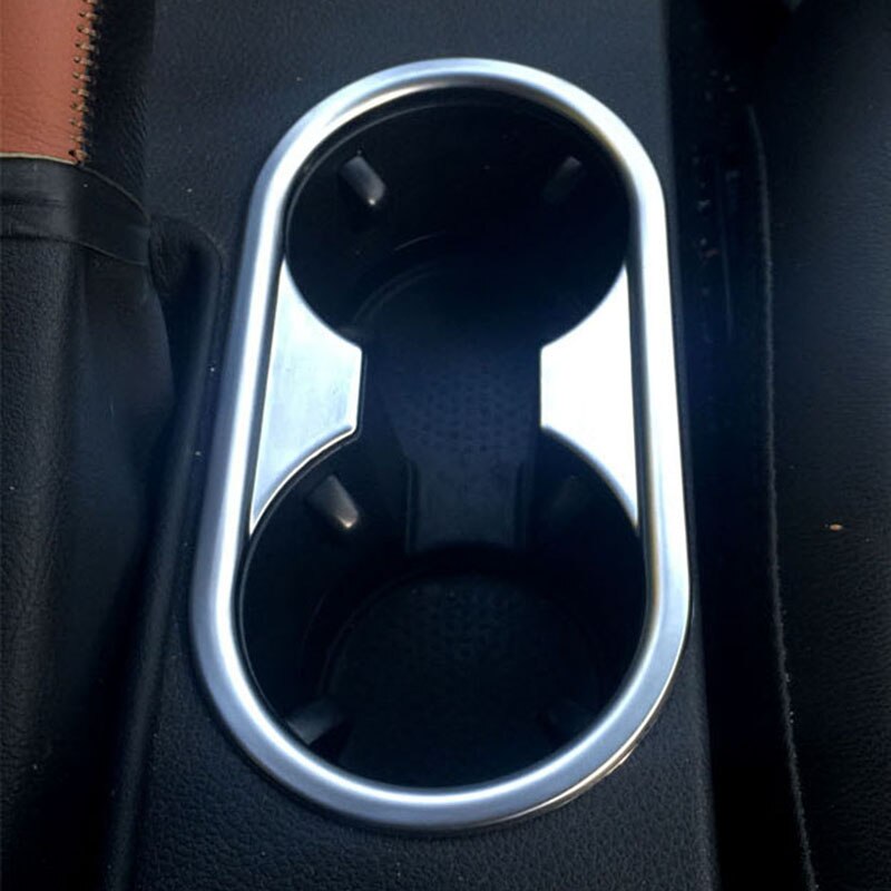 Alijunda Trim Roestvrij Staal Water Bekerhouder Decoratie Strip Voor Volkswagen Vw Jetta MK6 Auto Accessoires