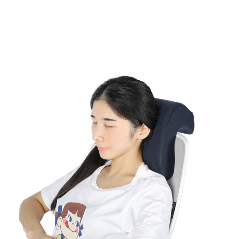 Almohada arqueada de espuma viscoelástica, almohadas arqueadas para aliviar el dolor de cuello, hombros, espalda y brazos, para el hogar, oficina y coche