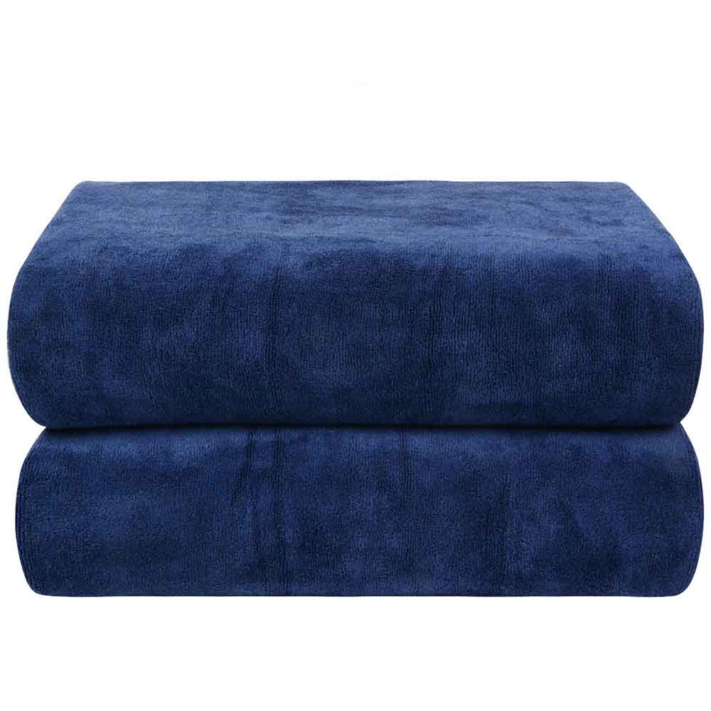 Sunland microfiber badehåndklæder boby hånd badehåndklæde ekstra stort til sport rejser strand camping fitness yoga 31in x 59in 2 stk.
