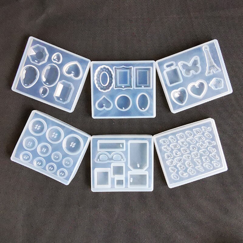1PC wisiorek Craft DIY przezroczyste żywicy UV płynnego silikonu połączenie formy do DIY dokonywanie znalezienie akcesoria