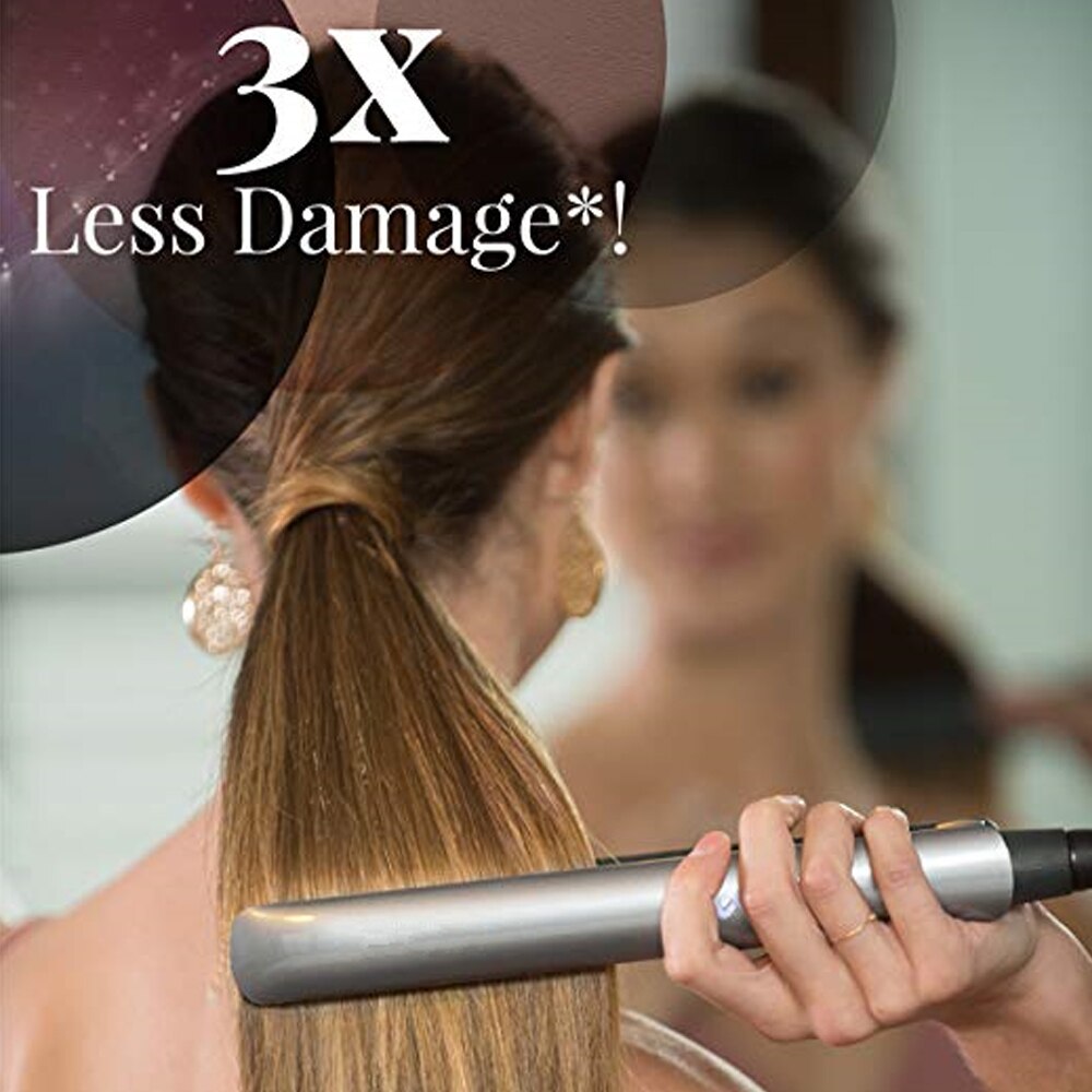 Profession Hair Straightener Flat Iron Steam Salon Ceramic Hair Straightening Tourmaline Styler Tools