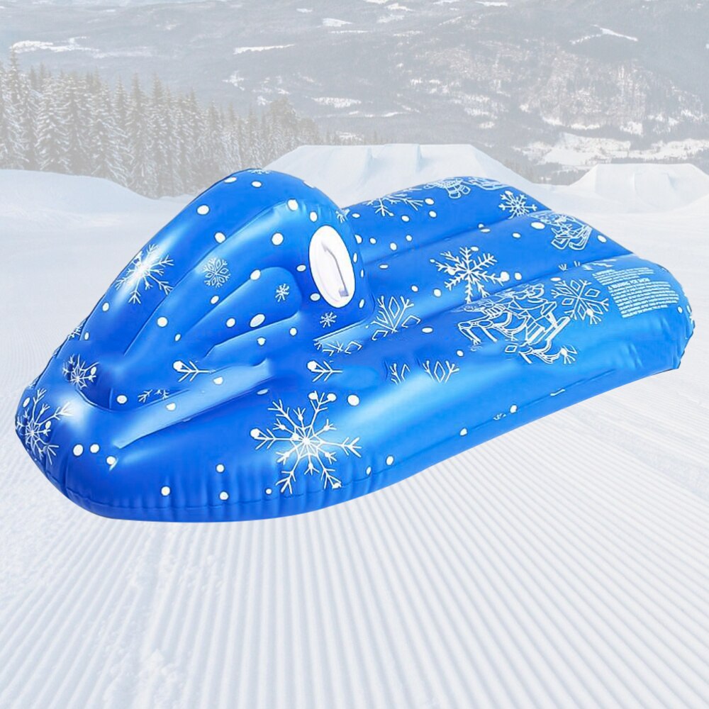 Tube de neige gonflable d'hiver PVC flocon de neige enfants traîneau à neige cercle résistant pour le ski patinage jeux de neige