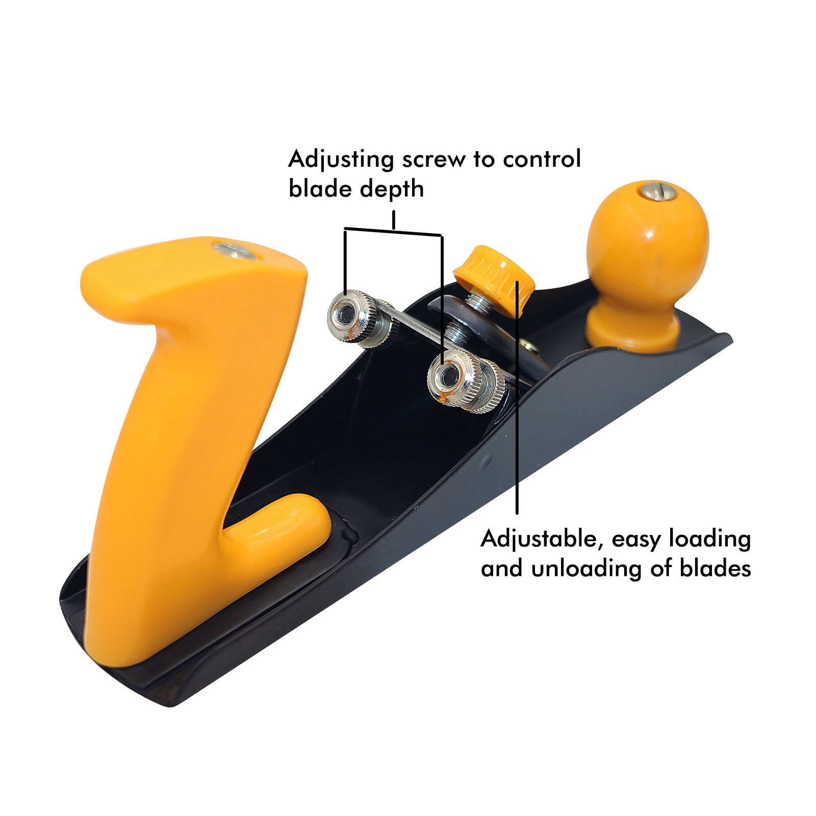 Mini Hand Planes Carpentry Woodwork Tools Heavy Manual Plane Wood Planer DIY Trimming Tool: A3