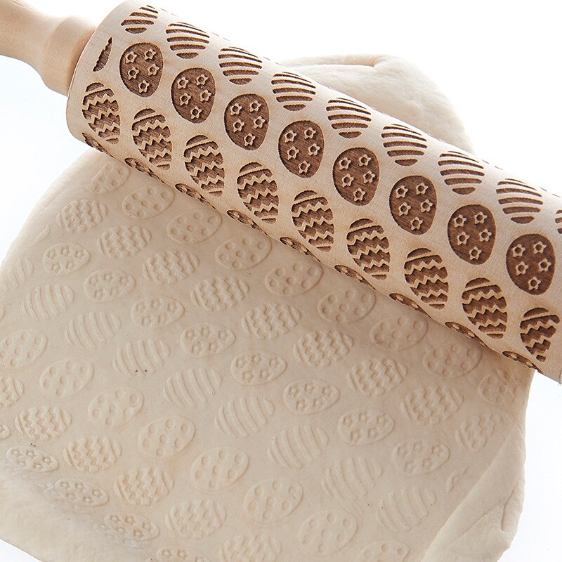 Kerst hert cartoon bakken deegroller taart koekje fondantdeeg gegraveerde roller rendier sneeuwvlok fondant taart reliëf