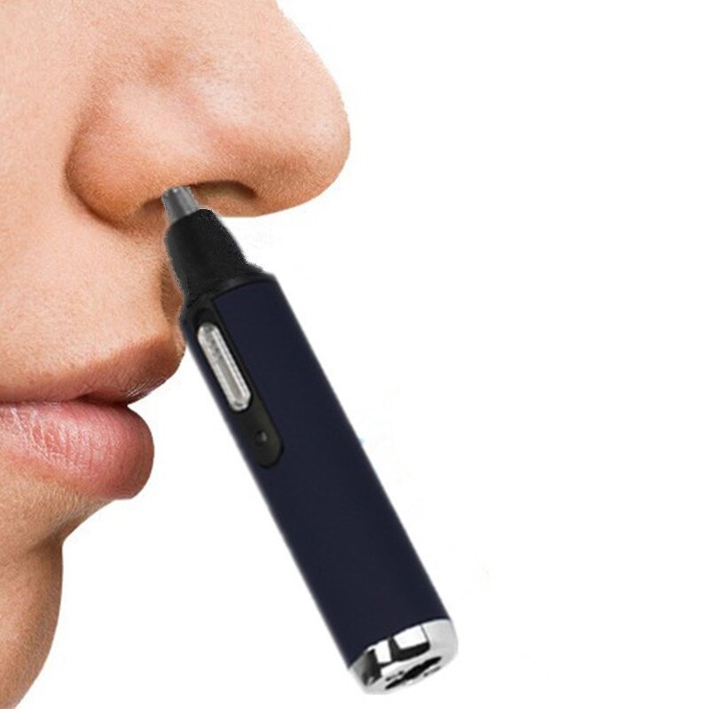Elektrische Nase Und Ohr Haar Trimmer Usb Aufladbare Tragbare Reise Rasierer Gesicht Körperpflege Rasieren Werkzeug: Blau