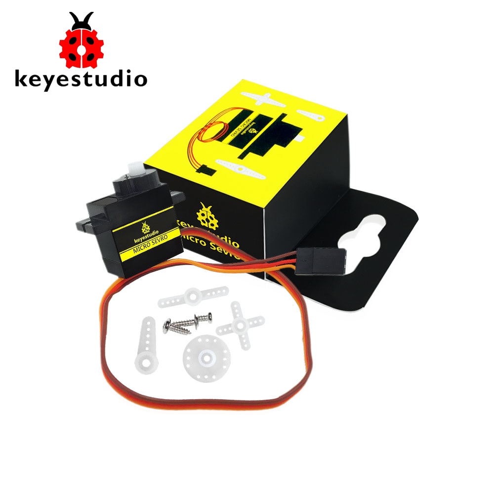 Freies ! Keyestudio Micro Servo SG90S 9g 180 grad für Arduino Smart Car Robot/