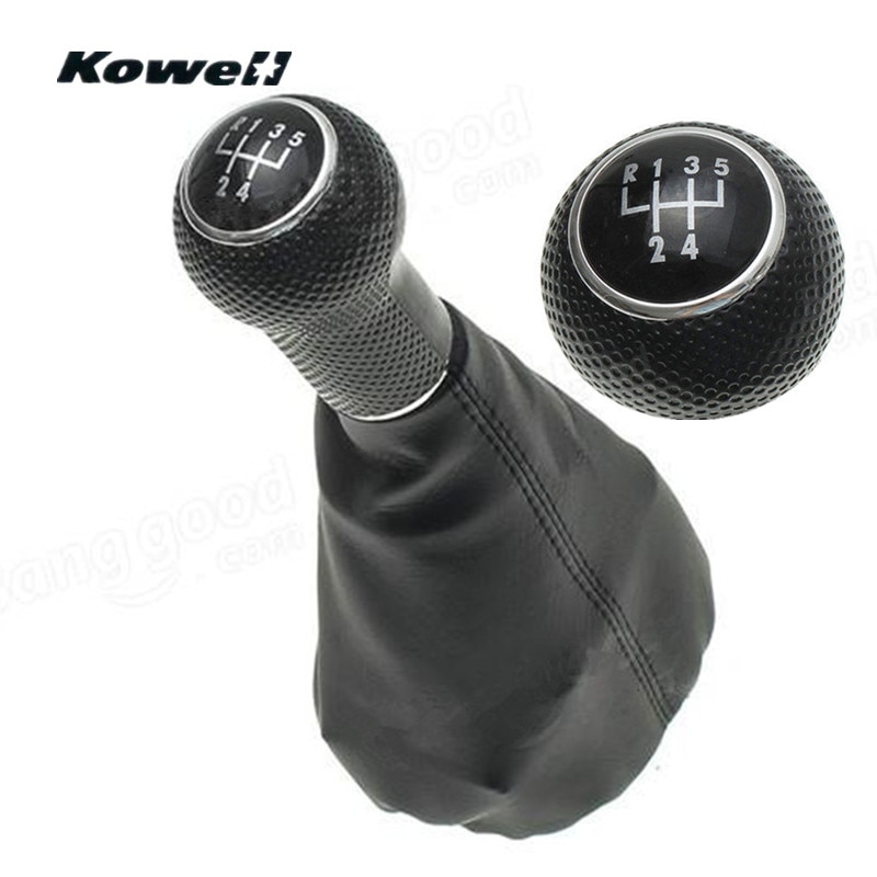 5-Speed Pookknop Pu Leer Gator Boot Cover Voor Volkswagen Vw Golf MK4 Bora Polo Voor Seat cordoba Inca Ibiza Shifter