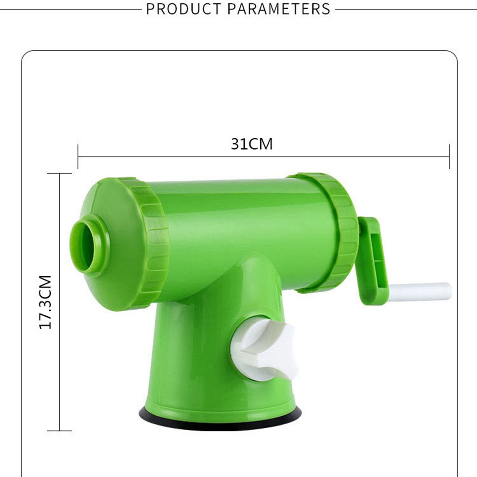 Manual Sausage Meat Fillers Machine for Sausage Meat Stuffer Filler Hand Operated Sausage Machines Food Maker Funnel Nozzle