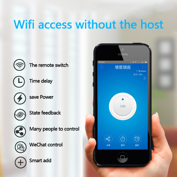 Hogar Inteligente WiFi inteligente inalámbrico módulo interruptor para Apple Android APP Control remoto Sonoff inteligente Homtic automatización TSLM2
