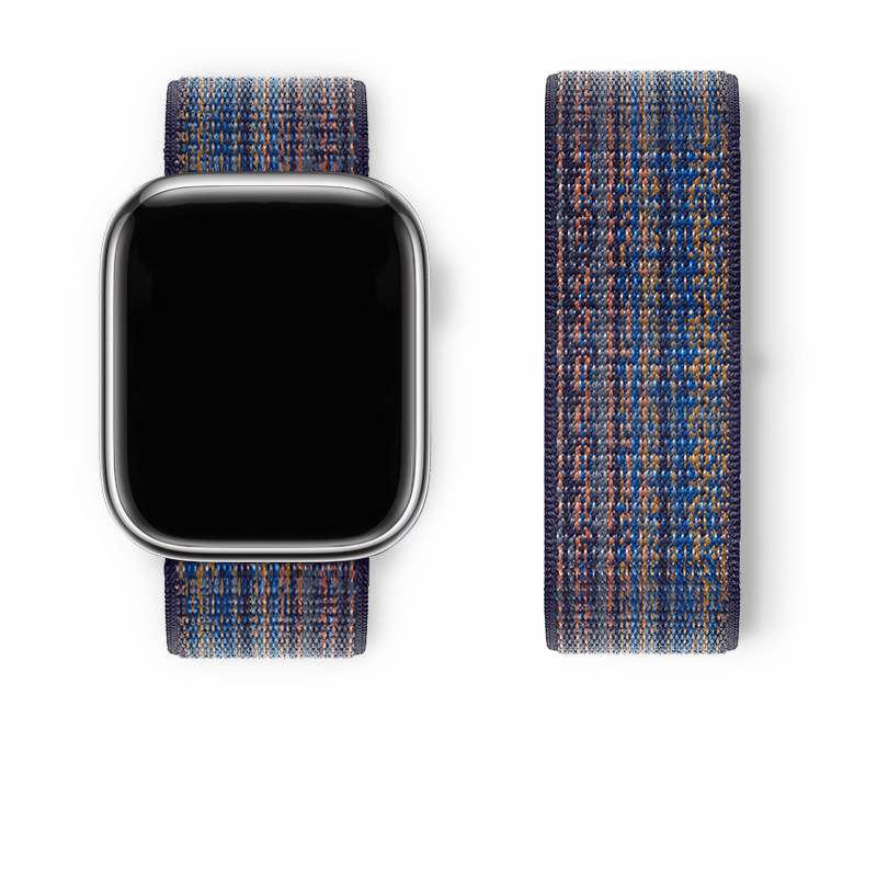 Correa de nailon para Apple Watch Band Ultra 9 8 7 SE 6 5 3 38MM 42MM 40MM 44MM accesorio para reloj inteligente pulsera iWatch serie 45MM 41MM