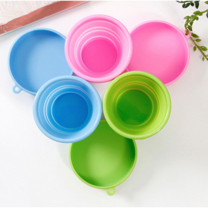 Menstrual Sterilizing Cup Collapsible Silicone Cup flexible to clean Menstrual Cup Recyclable Camping Foldable Sterilizer Cup