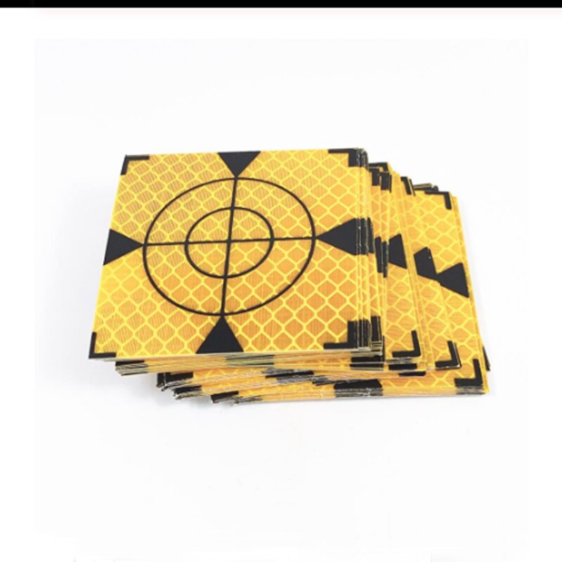 Yellow Reflector Sheet Reflective Tape Target for Total Station