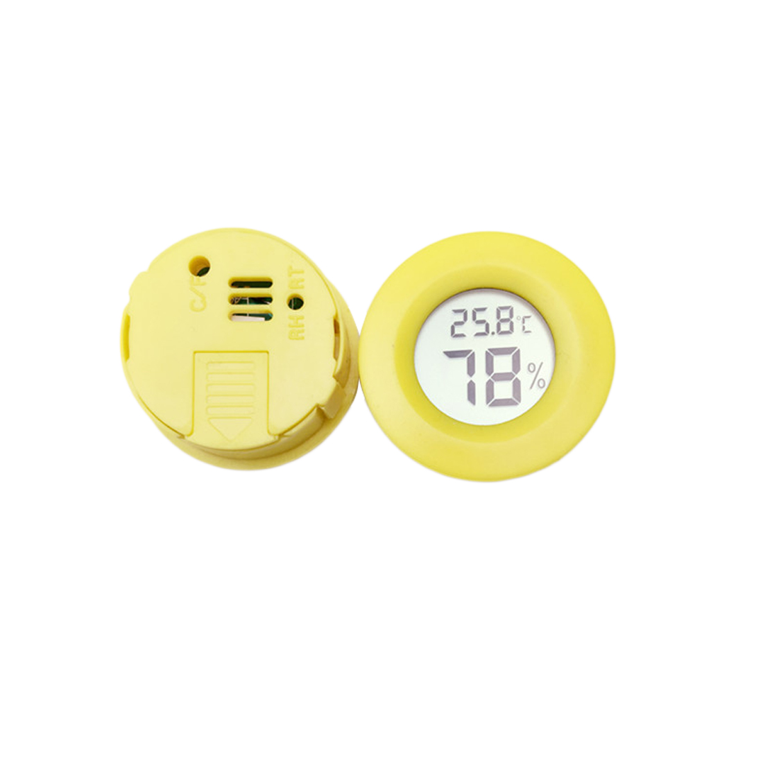 LCD Digital Thermometer Hygrometer Thermostat Kühlschrank Gefrierschrank Tester Temperatur Feuchtigkeit Meter Detektor Thermograph Haustier Auto Auto: Blau