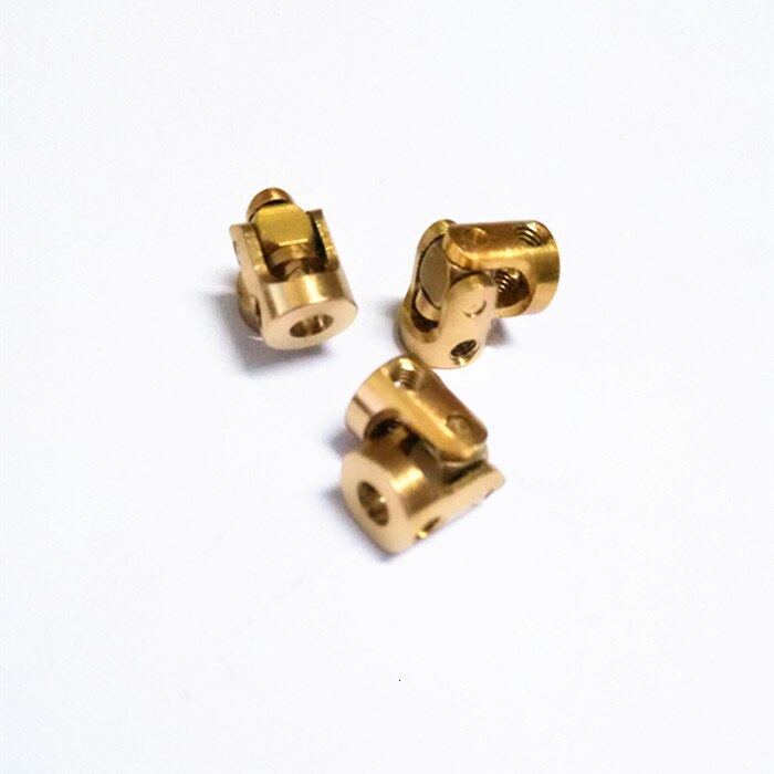 Mini Koppeling Messing Kruiskoppeling 3 Mm X 3 Mm Diameter 7 Mm Lengte 13 Mm Model Koppeling Gimbal