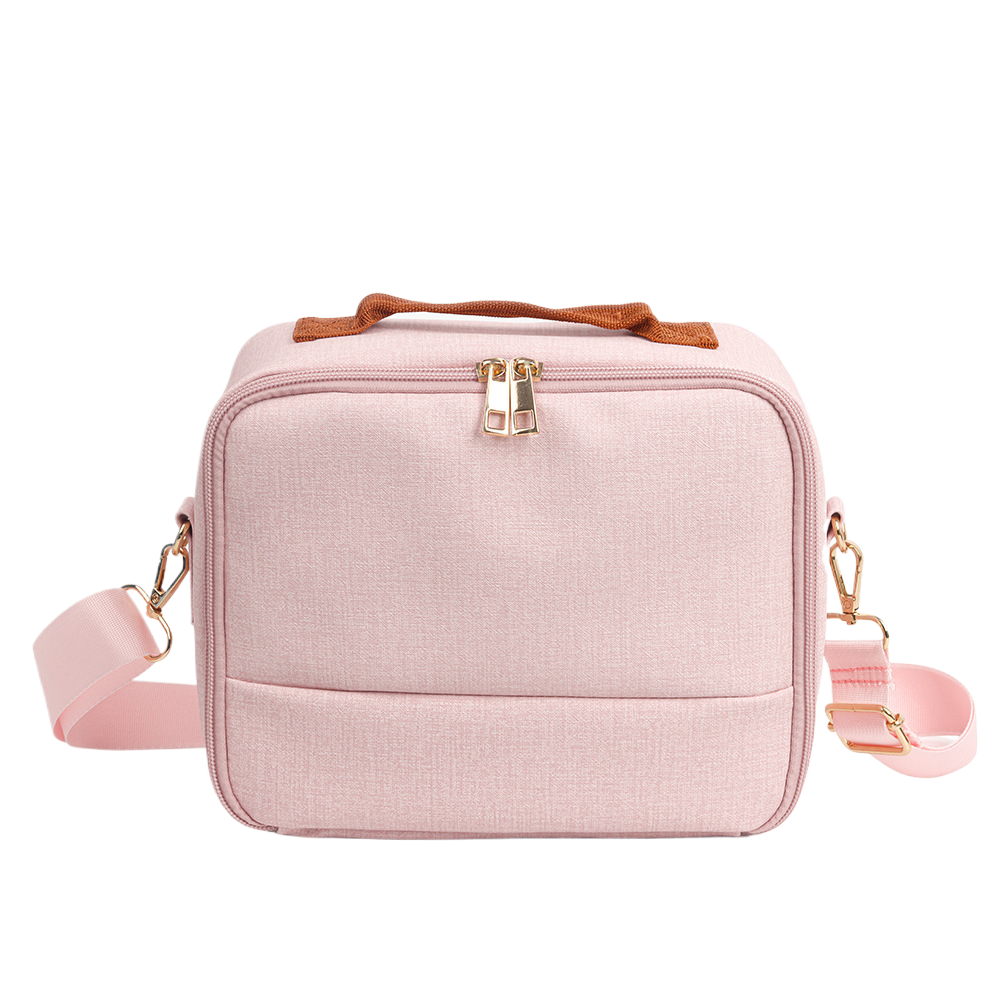 Torba do przechowywania drukarki aparatu cyfrowego do aparatu CP910/1200/1300 wielofunkcyjna kamera zewnętrzna torba na ramię typu crossbody: Różowy