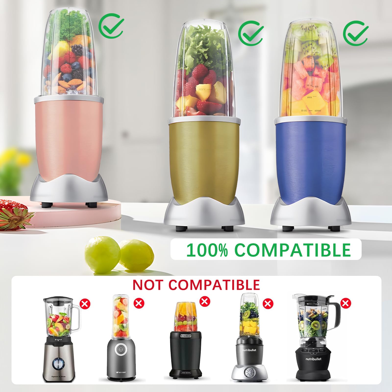 Dichtungsring für Nutribullet 900w Profi Rührgerät, Silikon-Dichtungsring, Gummidichtung, Entsafter, Ersatzteile