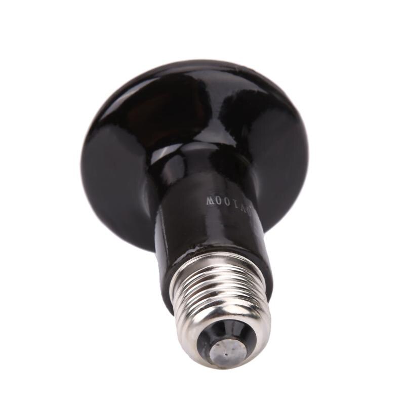 Pet Heating Bulb 220V Infrared Ceramic Heat Emitter Light Bulb for Reptile Pet Brooder Amphibians Chickens Lamp