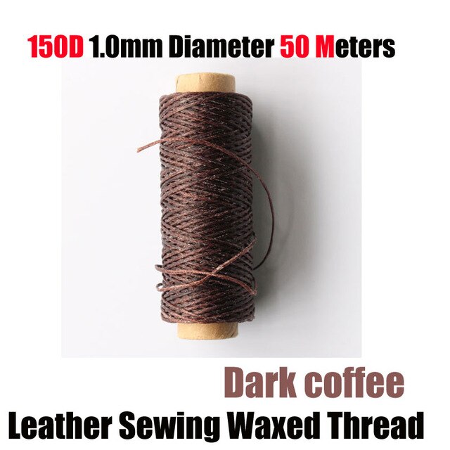 Awl Leather Sewing Tool Leather Craft Edge Stitching Belt Shoemaker Canvas Repair Tool Leather Needle DIY Manual Sewing Machine: RX050-darkcoffee