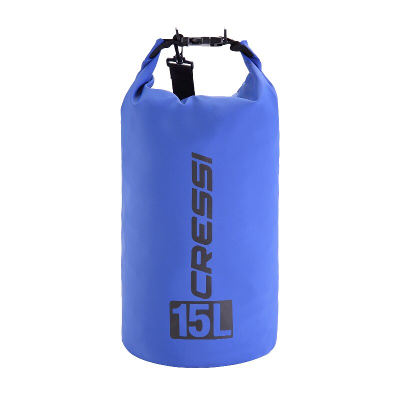 Cressi Dry Bag Duiken Zakken Grote Volume Duikuitrusting Zak Waterdichte Tas voor Snorkelen Dive 5L 10L 15L 20L carry: Dark Blue 15L