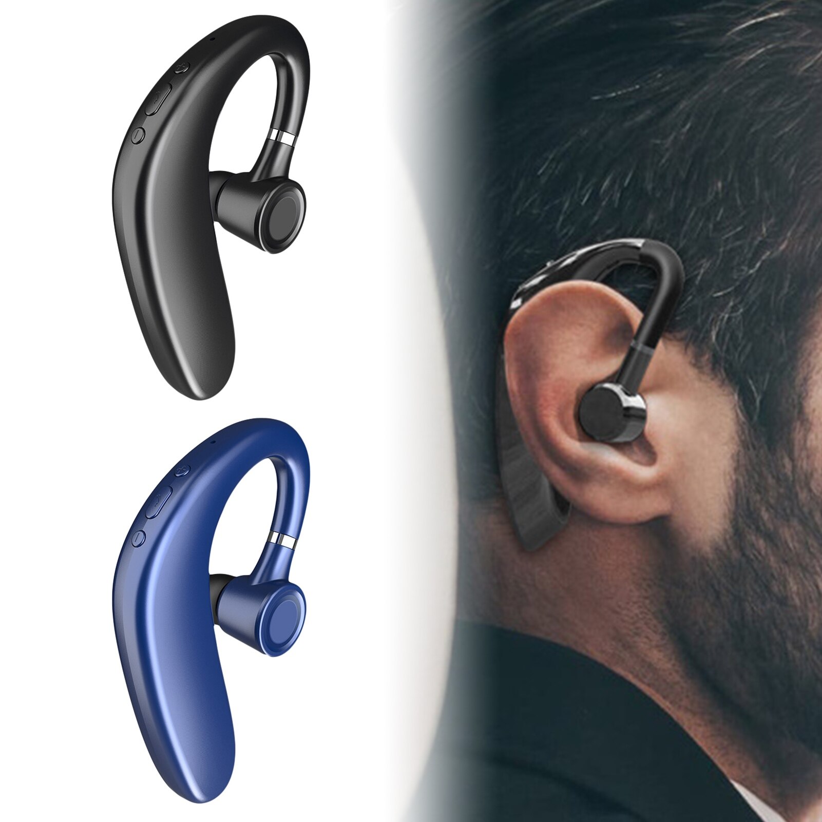 Draadloze Bluetooth 5.0 Business Handsfree Bellen Oortelefoon Voor Iphone Voor Huawei