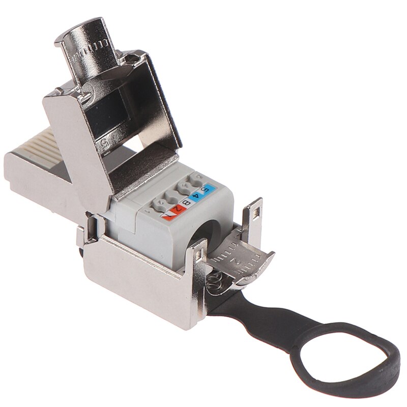 8P8C RJ45 Connector Compatible with Cat6/Cat6A/Cat7/Cat8 Termination Plug