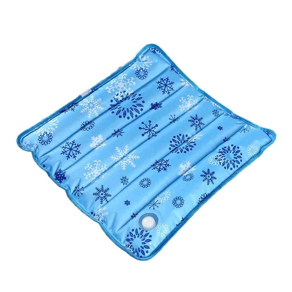 Sommer kølepude vand ispude kæledyrskøler vandinjektion bilsædehynde almohadilla de hielo de verano uyt shop: 45 cmx 45cm let sne