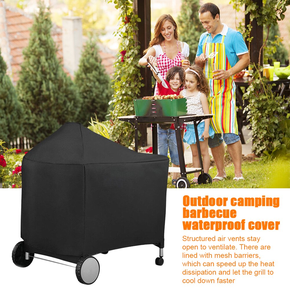 Garden Shield Grill Cover Universal Heavy Duty Accessories Outdoor Waterproof Rainproof Easy Clean Anti Dust Camping BBQ Stove