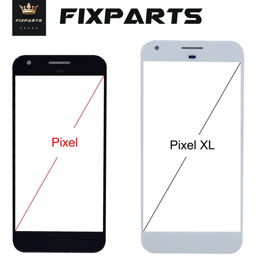 Front Glass Lens For Google Pixel 2 2XL 3 3XL 3A 3AXL 4XL 4AXL 5 Outer Touch Screen Panel Cover Front Screen Lens Replacement