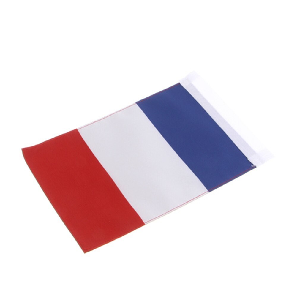 Mât de drapeau latéral réglable universel pour moto, 6x9 pouces, en Polyester, 8 drapeaux de pays pour la plupart: France only flag