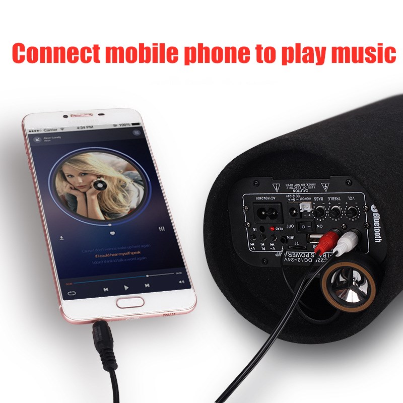 60W Bluetooth speaker super bass subwoofer Portable Column Cinematic stereo sound for mobile phone/TF/computer/USB Caixa de som