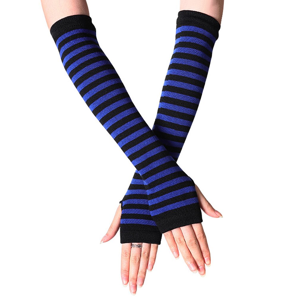 GUANTES RAYAS COLORES SIN DEDOS MULTICOLOR