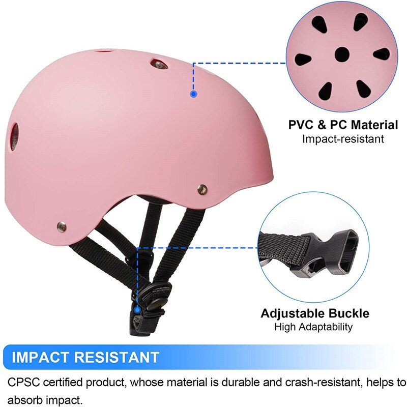 Bike Kids Adults Helmet Safety Helmet Adult Teenager Bicycle Cycle Bike Scooter BMX Skateboard Skate Stunt Bomber Cycling Helmet