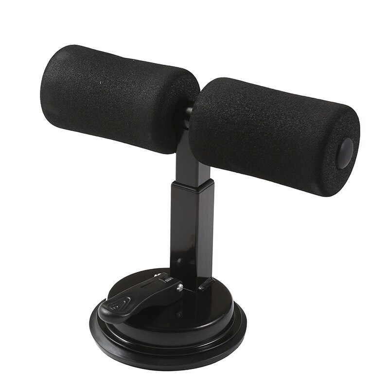 Get Up And Abdomen Sit Up Aid Self-Suction Fitness Equipment Portable Abdominal Crimp Strength Trainer Home Gym Muscle Training: Black