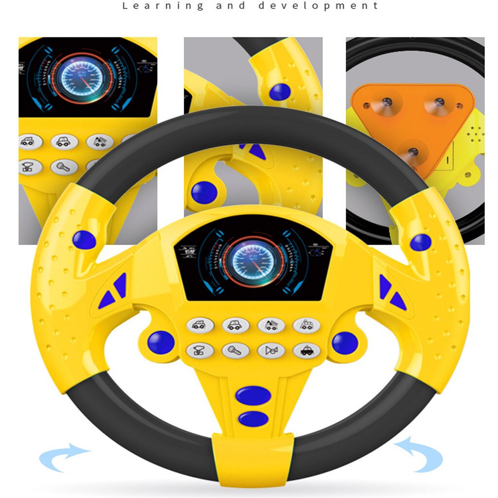 Kinderen Speelgoed Simulatie Kleine Stuurwiel Bijrijders Gesimuleerde Steering Speelgoed Wiel Vroege Onderwijs Klinkende Speelgoed Kid