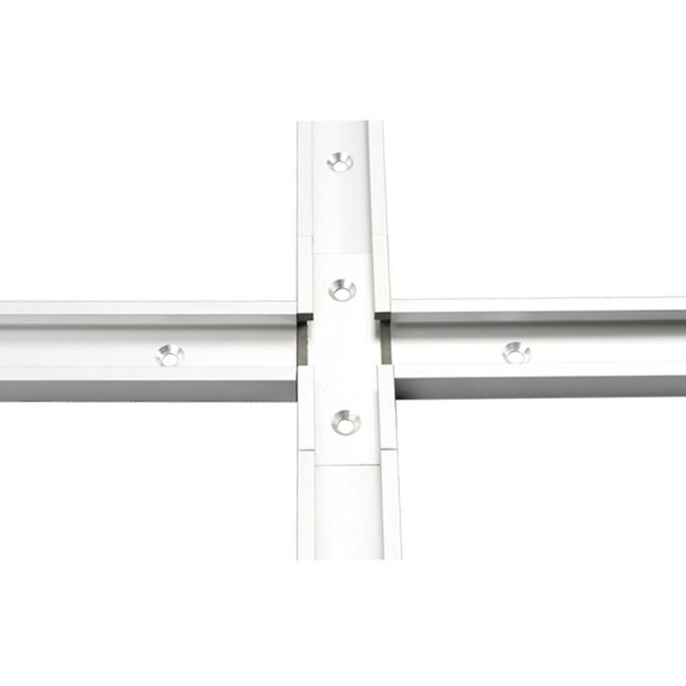 80mm T-Slot Slot Connector Durable Practical Furniture T-track Rail Aluminum Woodworking Slides Miter Jig Mechanism Fixture Tool