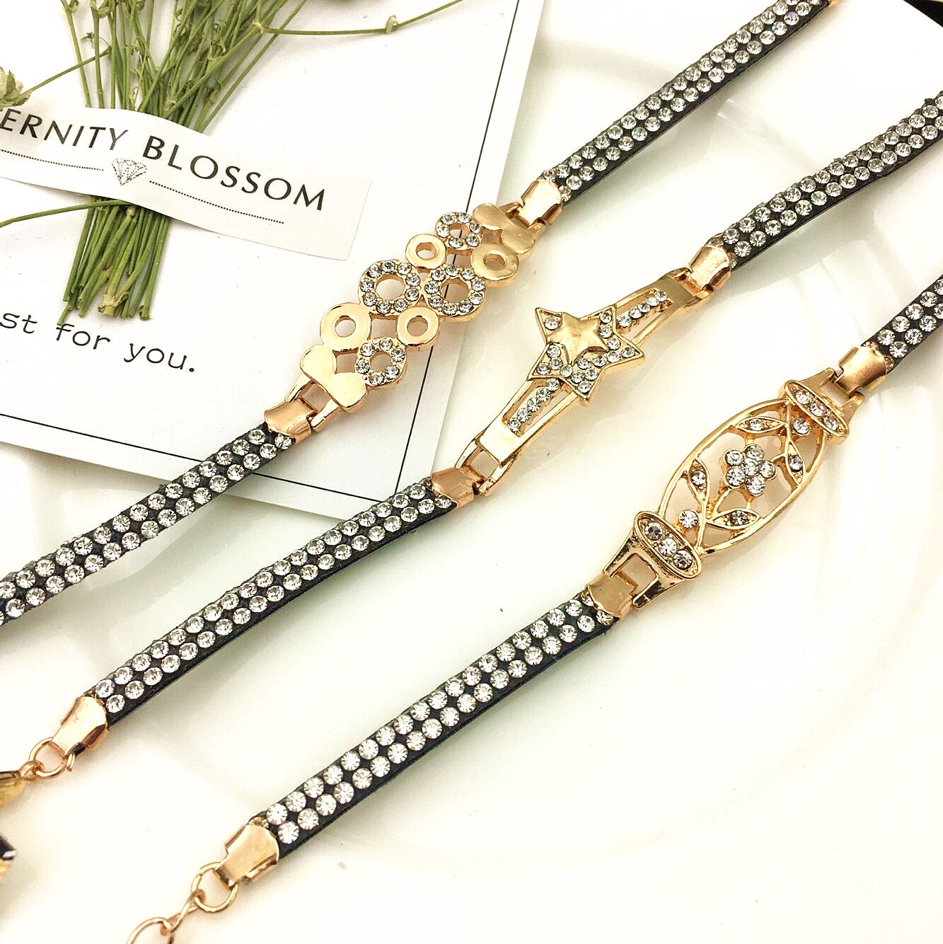 30 Pcs/lot women classical alloy bracelet lot jewelry 200731-130