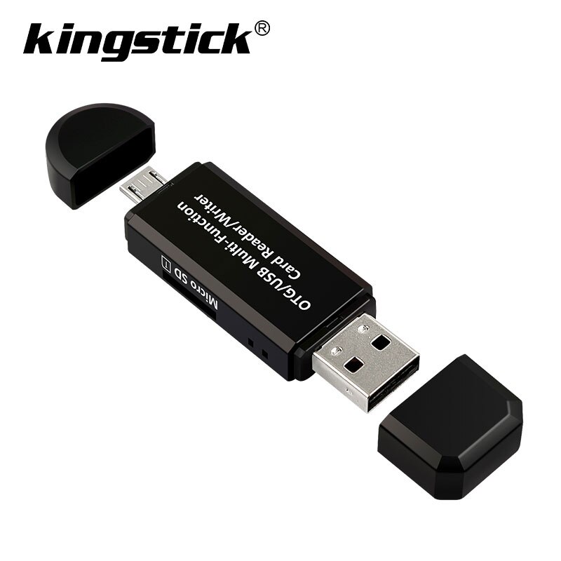 Kaartlezer Otg Usb 2.0 Memory Card Reader Pen Drive Voor Sd/Tf Card Adapter Cardreader Met retail Pakket