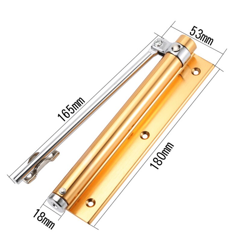 Automatic Door Self-Closing Hinge Mute Easy to Rebound No slotting Punching Free Door Closer Car Styling