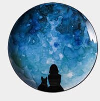 stary Dinner Plate Ceramic Dish Steak Salad Tray Dessert & Bread Plate Home Decor round Dish Specialty Plates fruit cake pastry: CP070D