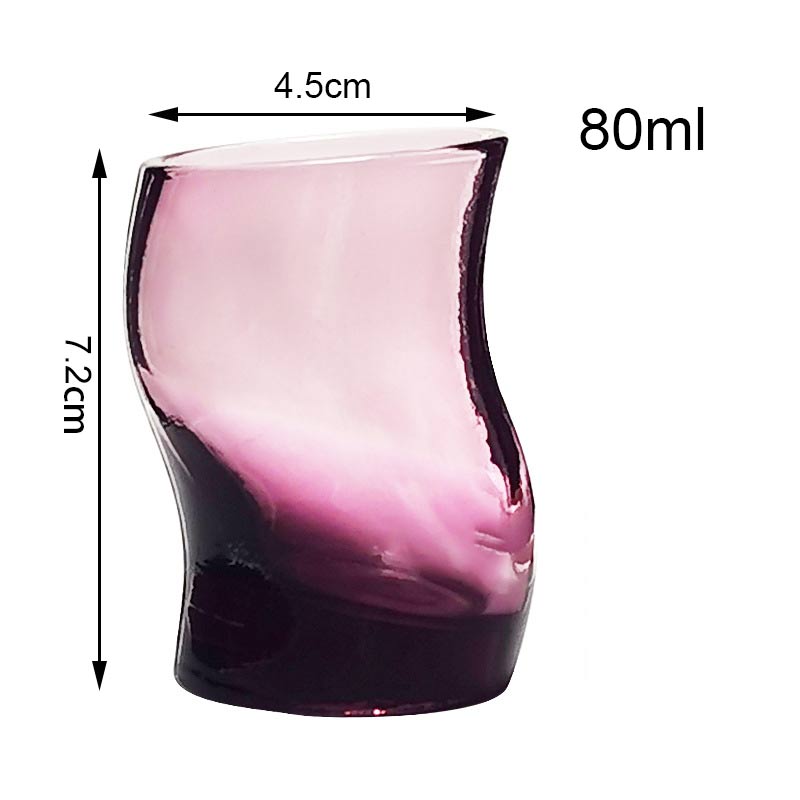 7 st färgglada snapsglas segelbåt glaskopp party bar sprit sprit vodka vinglas drinkware verre a vin 70ml